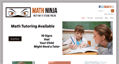 Desktop Screenshot of math-ninja.com